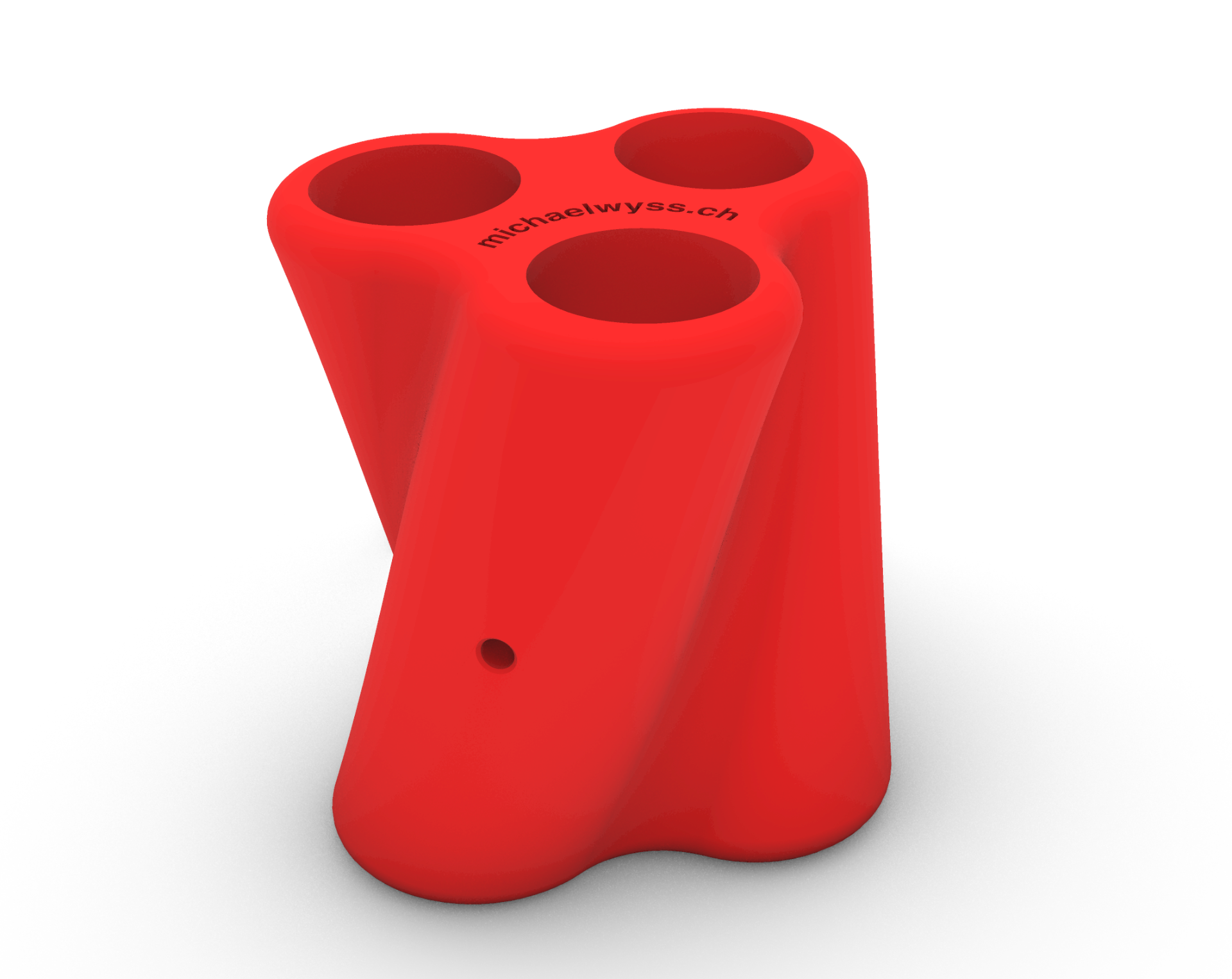 Das Verbindungsstück der Garderobe «Mikado» wird per FDM-Verfahren 3D-gedruckt